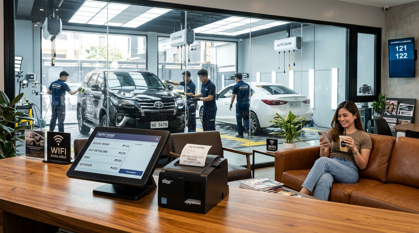 Carwash Lounge POS
